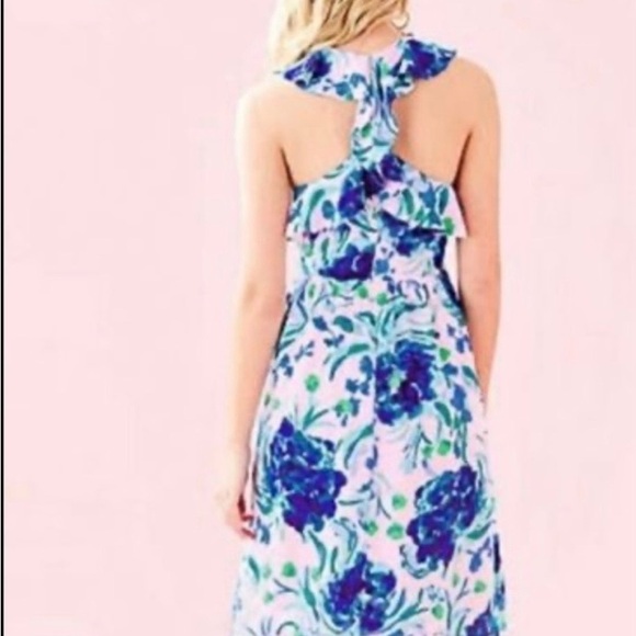 NWT Lilly pulitzer rory dress sweet pea, pink tropics - Picture 2 of 16